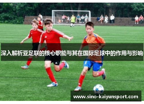 深入解析亚足联的核心职能与其在国际足球中的作用与影响