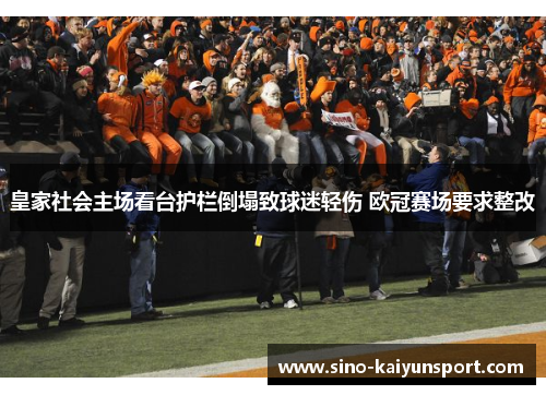 皇家社会主场看台护栏倒塌致球迷轻伤 欧冠赛场要求整改